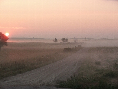 Sunrise nebraska atmospheric phenomenon fog Photo