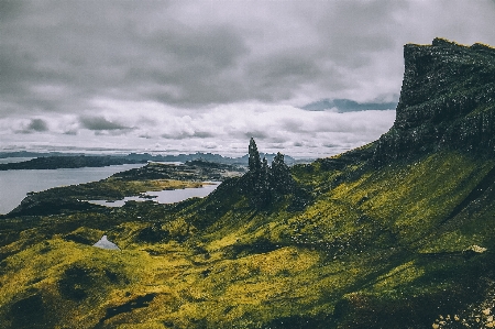 Foto Ilha de skye
 natureza caminhada
 verde