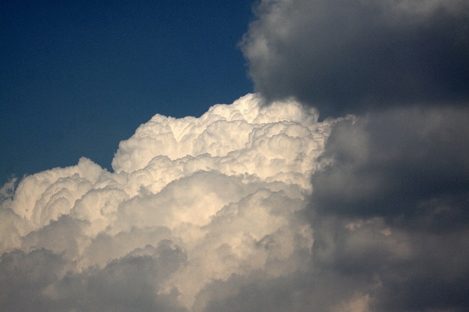 Dark white cloud sky