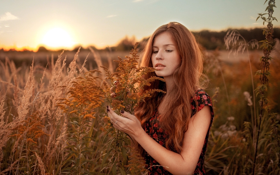 Woman people in nature hair