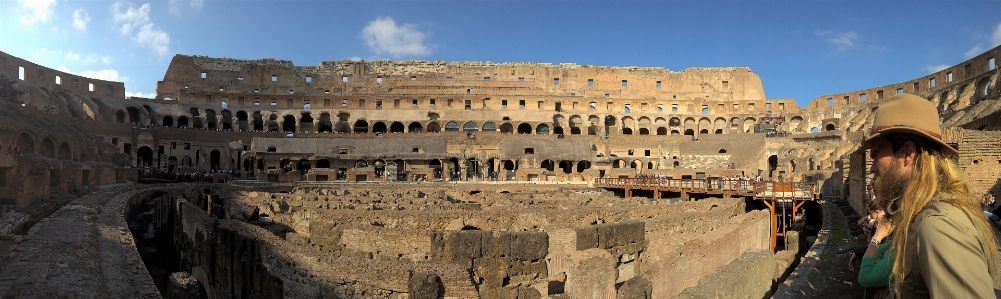 Coliseum rome historic site landmark Photo