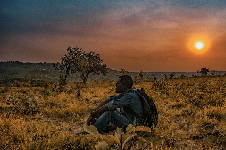 Foto África
 céu savana
 ambiente natural
