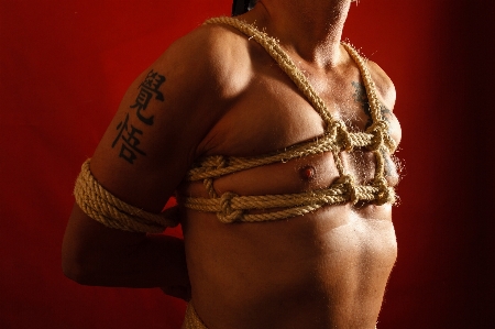 Bondage fetish man rope Photo