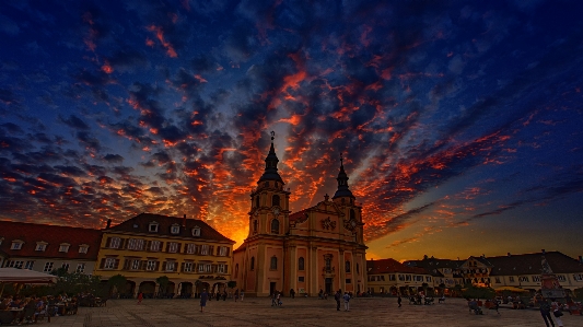 Sky cloud landmark evening Photo