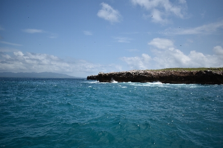 Land sea water island Photo