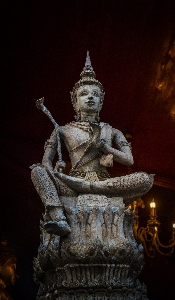 Stucco work thai art sculpture Photo