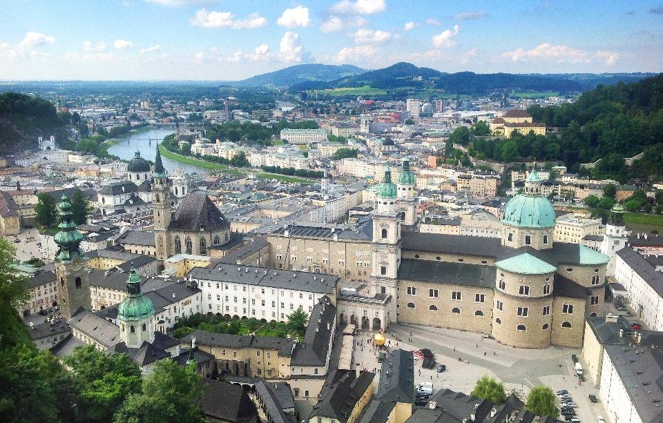 Österreich stadt panorama stadtgebiet
