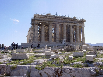 Greece athens acropolis ancient roman architecture Photo