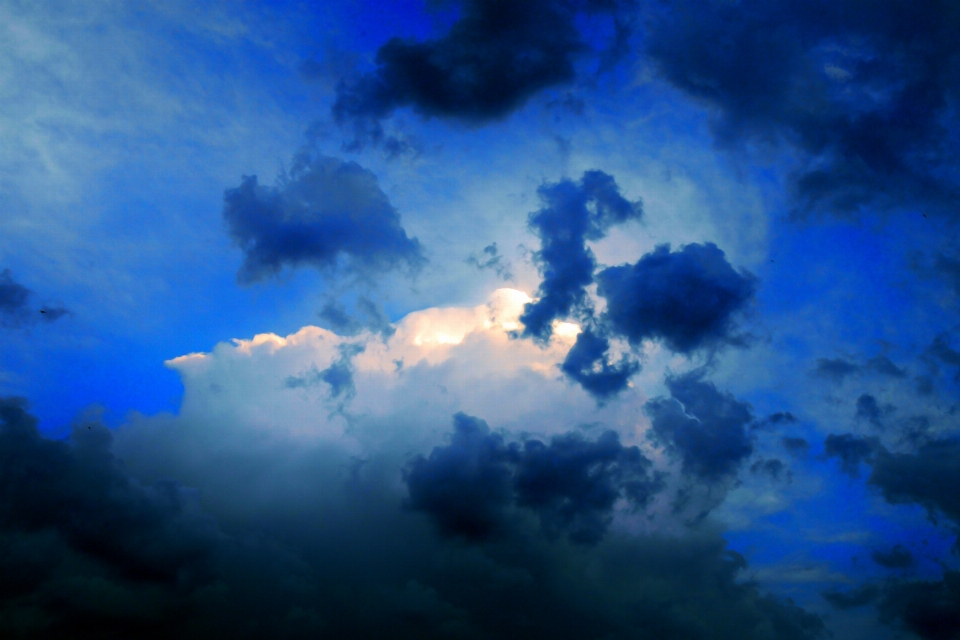 Himmel wolke blau tageszeit