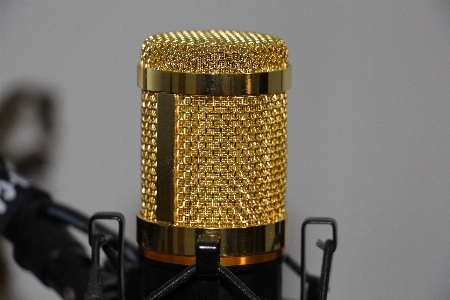 Studio microphone audio equipment metal Photo