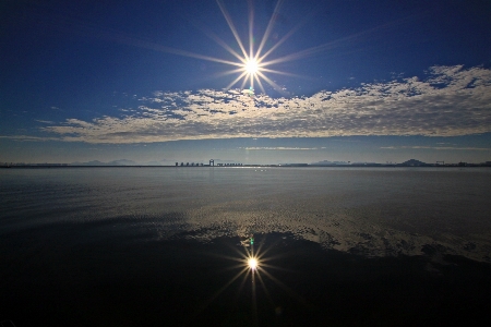 Sea sky horizon water Photo