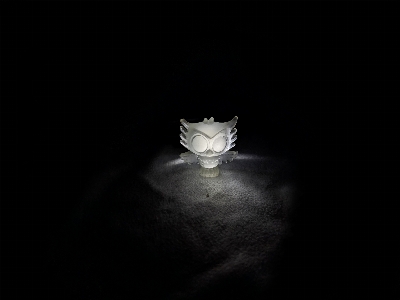 Small toy owl light Photo