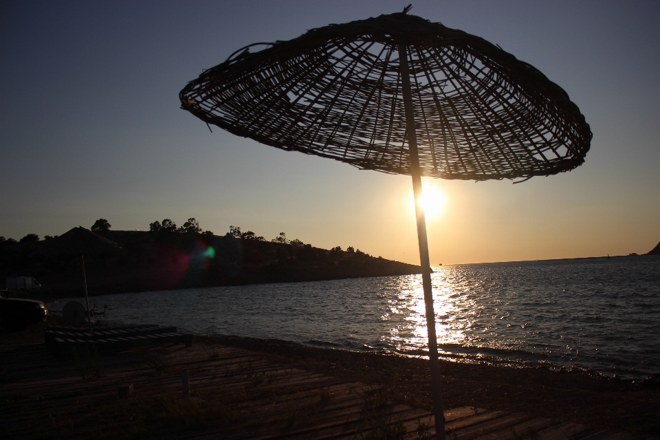 Foca beach sun sky