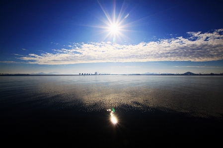 Korea sky water horizon Photo