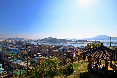 Korea sky town hill station Photo