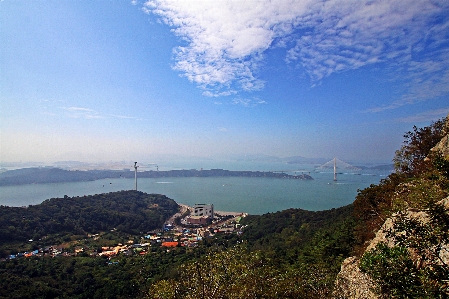 Korea sky cloud mountain Photo