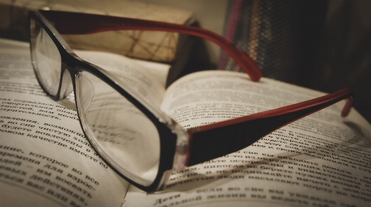 Glasses book read eyewear Photo