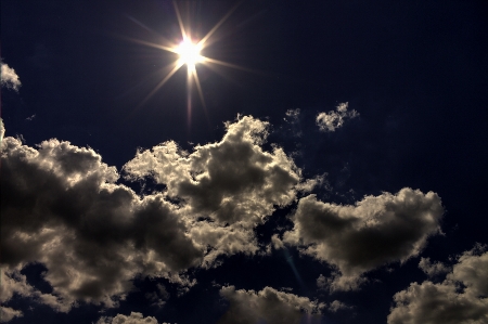 Sun cloud sky daytime Photo