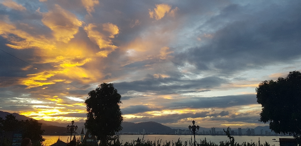 Night cloud sky nature