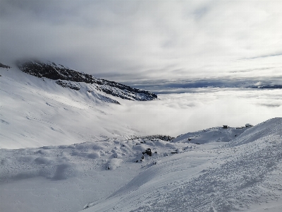 Swiss switzerland winter landscape Photo