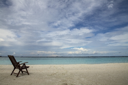 Beach clouds leisure Photo