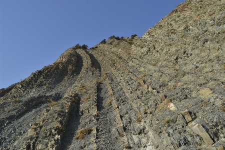 Rock sea beach wall Photo