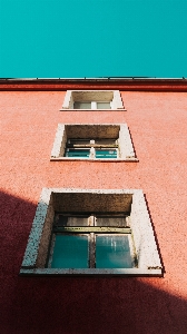 Edificio blue green architecture Photo