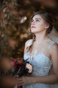 Woman bride photograph hair Photo