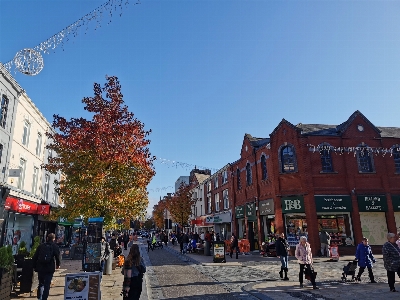 High street town city human settlement Photo