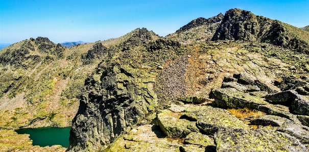 Lakes mountain mountainous landforms rock Photo