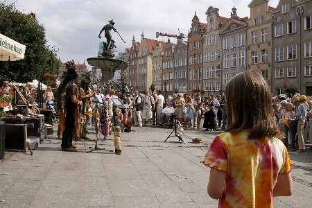 Poland gdansk old town city Photo