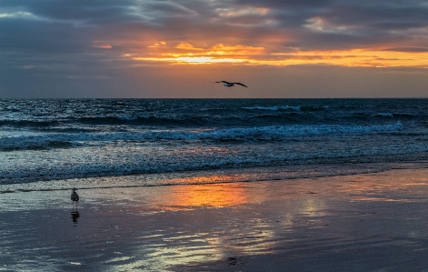 Ocean sky body of water horizon Photo