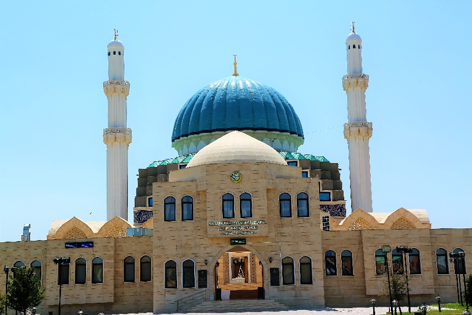 Mesquita minarete cúpula religião