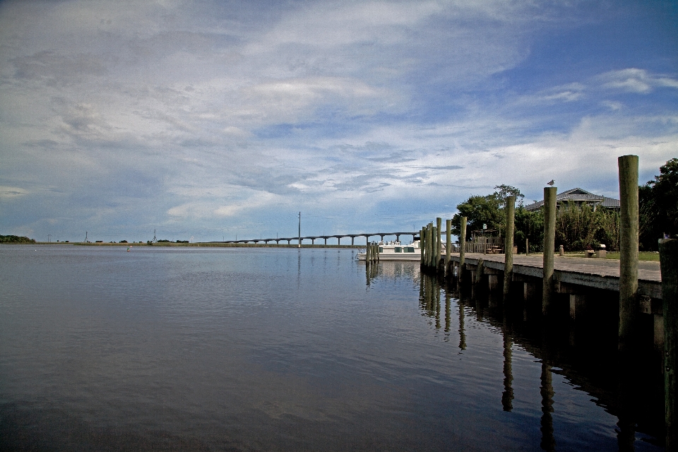 Nehir deniz köprü florida