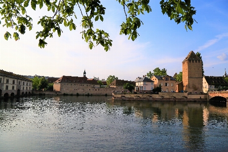 City buildings river canal Photo