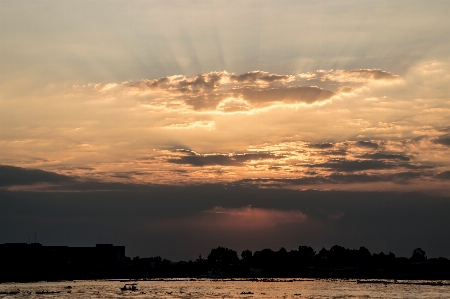 Evening sky after sunset Photo