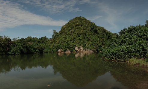 Mountains rivers water trees Photo