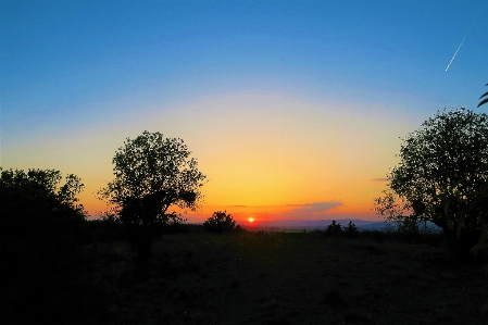 Sunset horizon sun dawn Photo