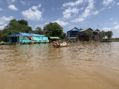 Cambodia floating village kampong Photo