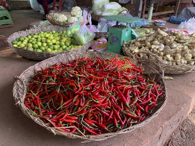 Cambodia market spice chili Photo