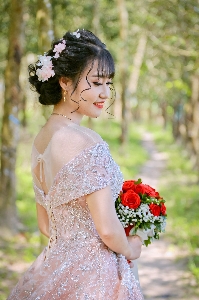 Girl hair bride photograph Photo