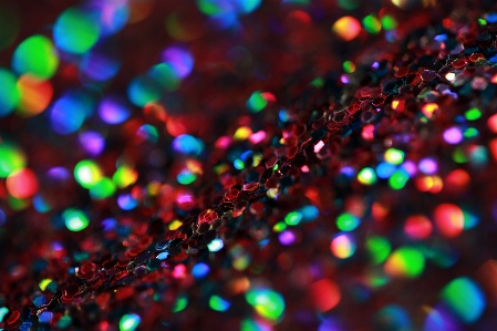 Glitter glittering glowing selective focus Photo