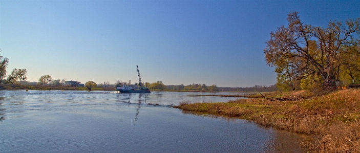 Germany river elbe sky Photo