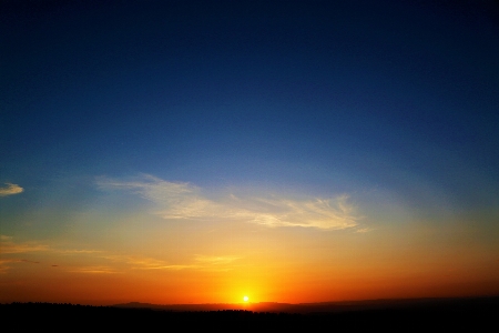 Sunset sun landscape herbs Photo