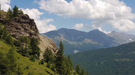 自然 山岳地形
 山 ハイランド 写真