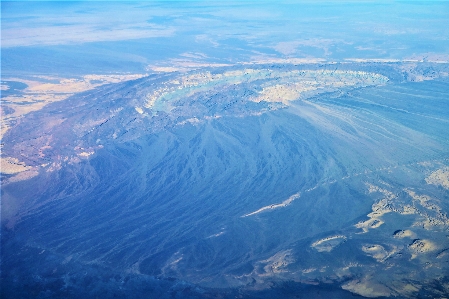 Aerial mountains terrain nature Photo