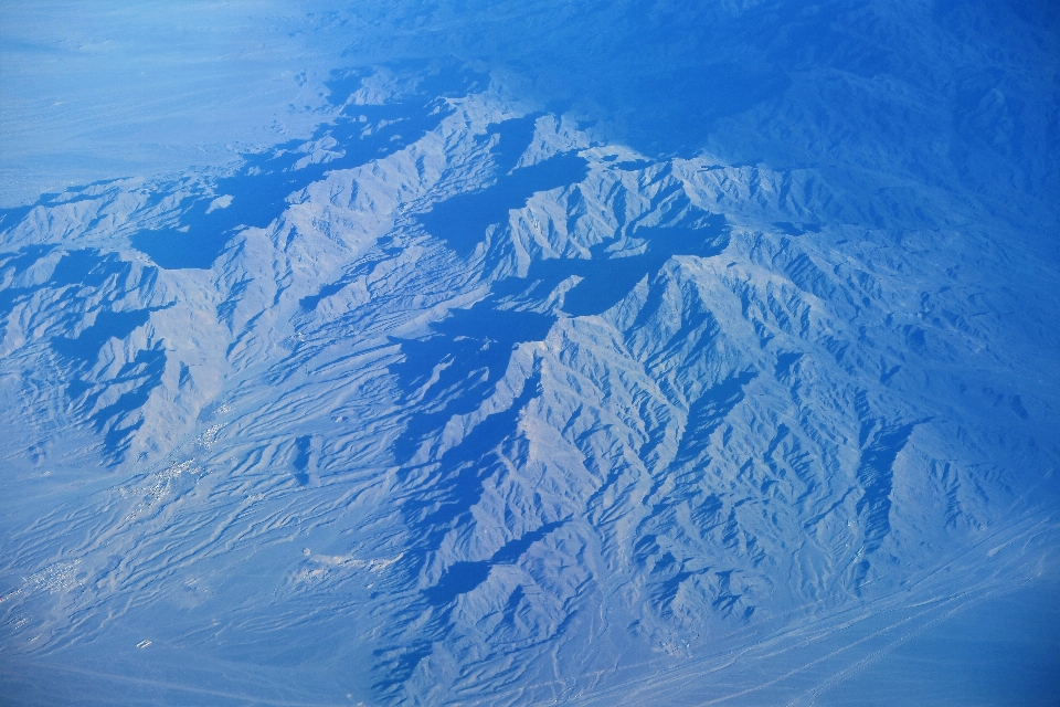 Aerial mountains terrain nature