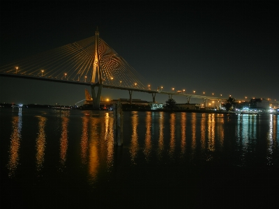 Foto Menjembatani malam bangkok thailand