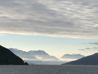 Norway sky body of water highland Photo