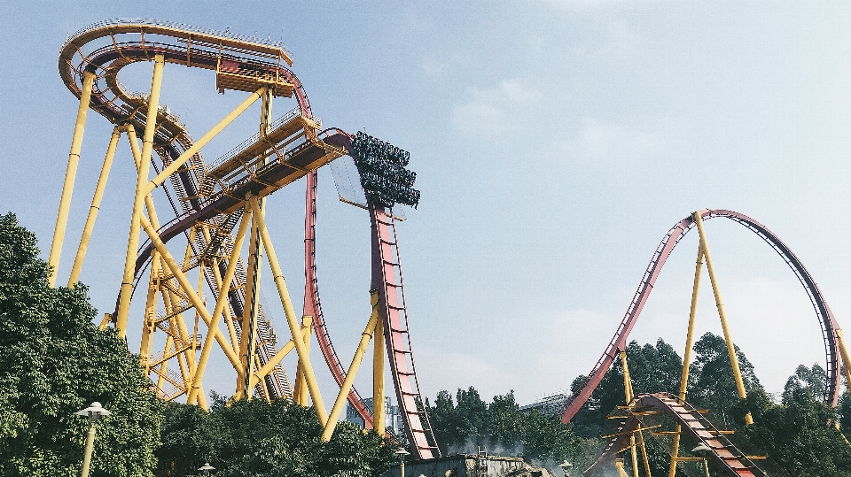 Unterhaltung park vergnügungsfahrt
 achterbahn
